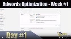 Adwords Optimization - Week 1 - Day 1